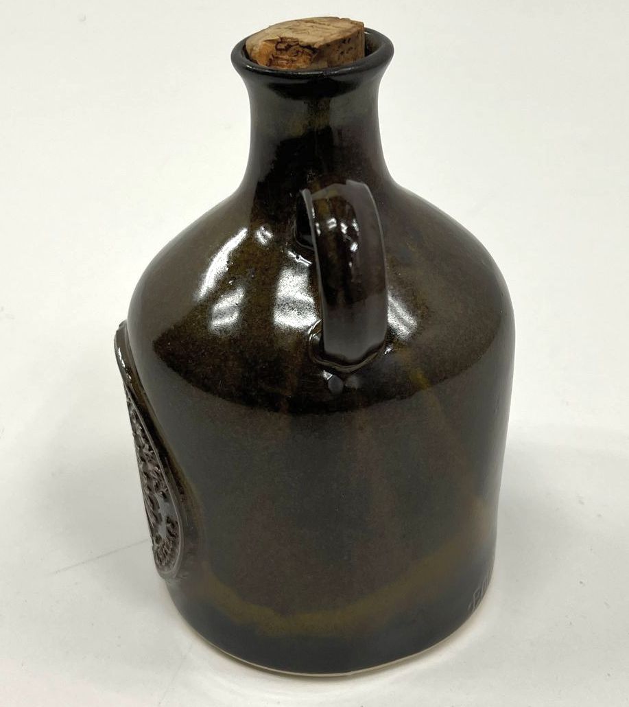 Bowman Dr. J Fogworth's Indian Tonics & Elixers Pottery Jug w/ Cork Decor Item