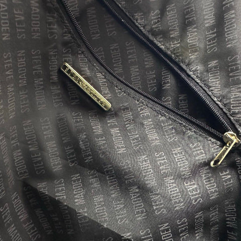 Steve Madden Multi-Color Monogram Logo Duffle Weekender Bag Gold Hardware