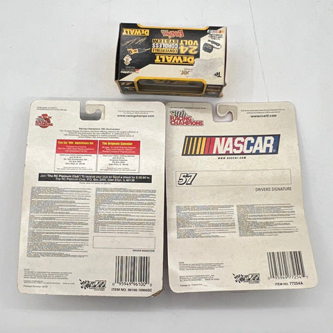 NASCAR Diecast Lot Racing Champions Team Caliber 3 Cars 1:64 Scale New