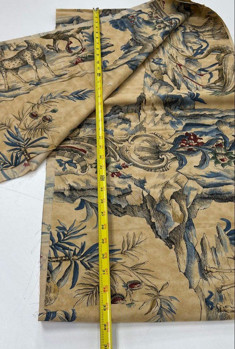 Brunschwig & Fils La Menagerie Venetian Mythical Creatures Upholstery Fabric