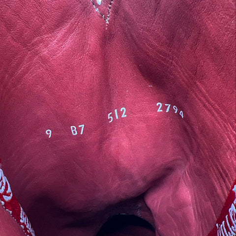 Ferrini Two Tone Brown Distressed Leather Western Cowboy Boots Size 9