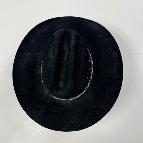 Stetson Stallion XX Men's Cowboy Hat Black Wool Felt USA Western Size 6 7/8 55