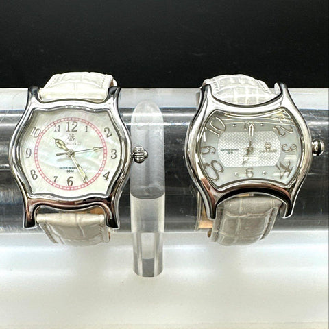 Lot of 2 Pastorelli Ladies Watches Mother of Pearl Dial Swiss Parts Movement