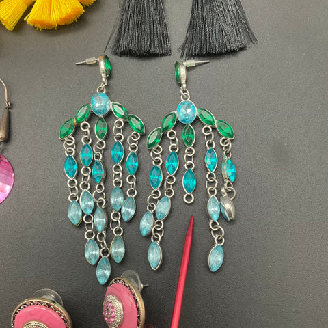 Fashion Statement Earrings Jewelry Lot of 18 Pairs Tassel Beaded Boho Drop