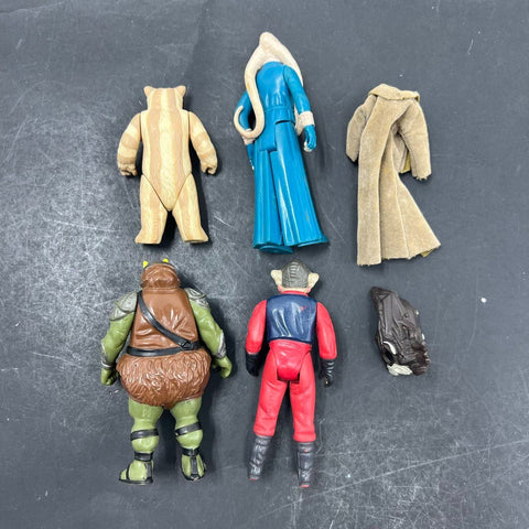 Vintage 1983 Kenner Star Wars Action Figure Lot of 4 Gamorrean Guard Bib Fortuna