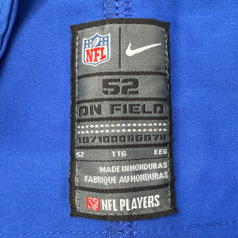 Nike Men's New York Giants Saquon Barkley Blue On Field Jersey Sz 52