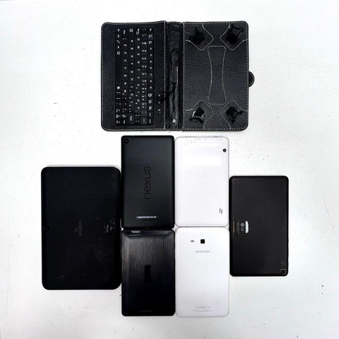 Mixed Brand Tablet Lot 6 Pieces LG Samsung Nexus Verizon For Parts Only