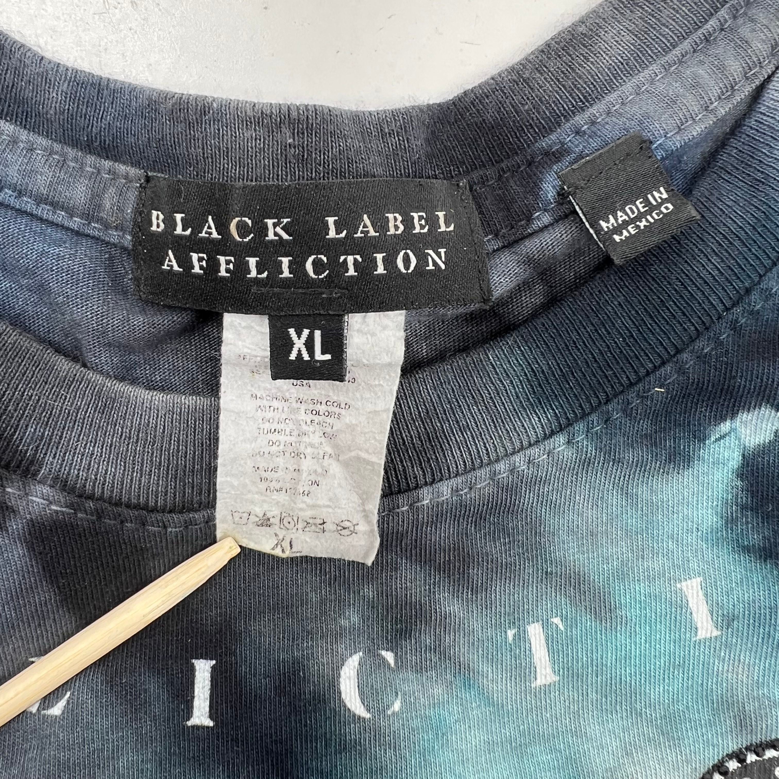 Vintage Y2K Affliction T-Shirt Lot of 2 Winged Tiger Live Fast Sz XL 2XL