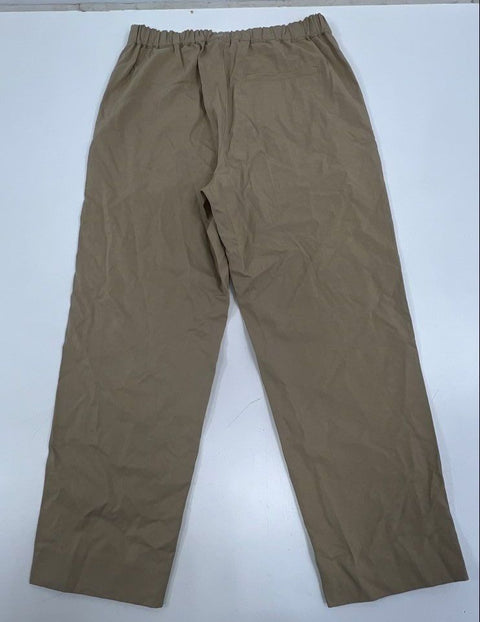Banana Republic NWT Tan Pull-On Wide Leg Crop Tencel Pants Women's S