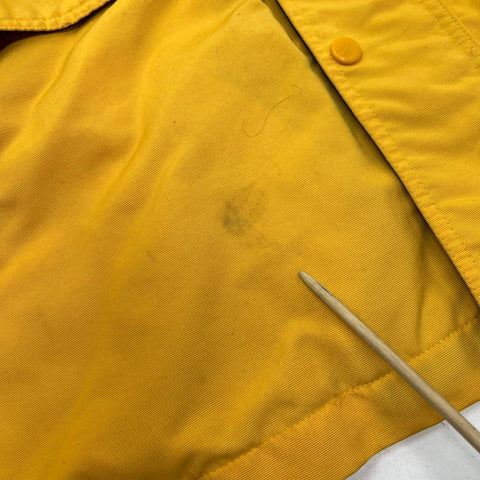 Vintage 90s Carhartt C48 Yellow Black Nylon Mesh Lined Jacket Coat Mens 2XL