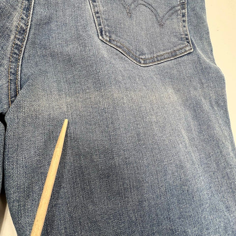 Edwin Women's NWT Blue Cassia Mini Boot High Rise Jeans Size 32