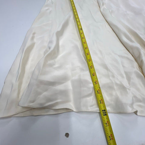 J.Crew Collection Women's Taryn Dress Ivory Silk Chiffon Halter Maxi NWT Sz 16