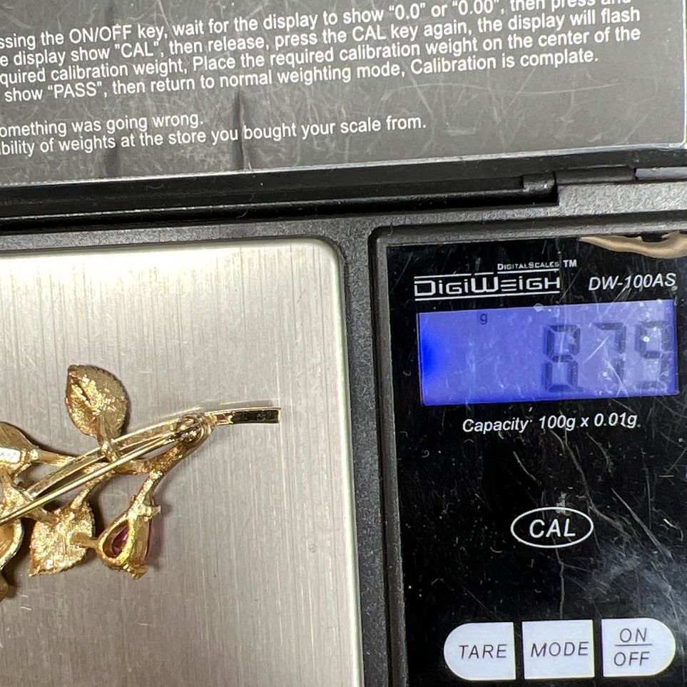 Avon Fashion Accents in Jewelry Gilded Rose Pin NIB