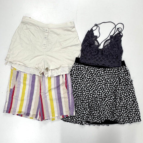 Anthropologie Free People Womens Lot Shorts Skirt Bralette Maeve Chino Sz M 30