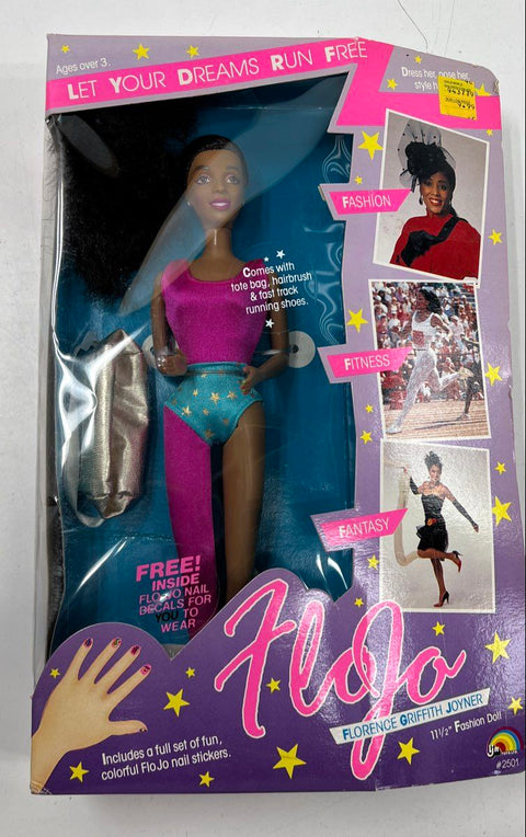 Florence Griffith Joyner Flo-Jo LJN 11.5 Inch Fashion Doll 1989 Vintage NIB