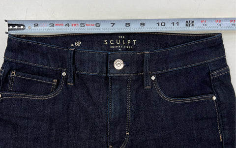 WHBM Women's HR Sculpt Skinny Ankle Jeans Vancouver Rinse Size 6P NWT