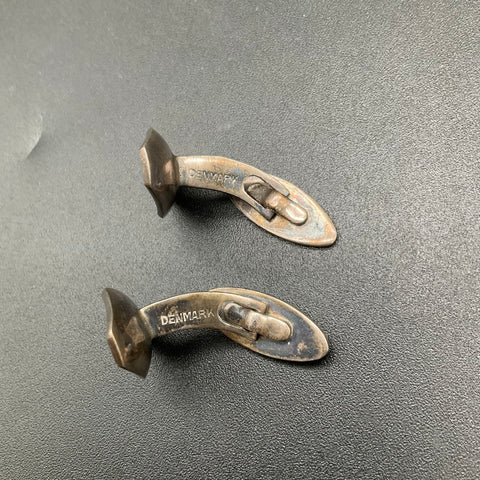 Vintage RL Denmark Sterling Silver 925 Mid Century Modern MCM Cufflinks 11.5g