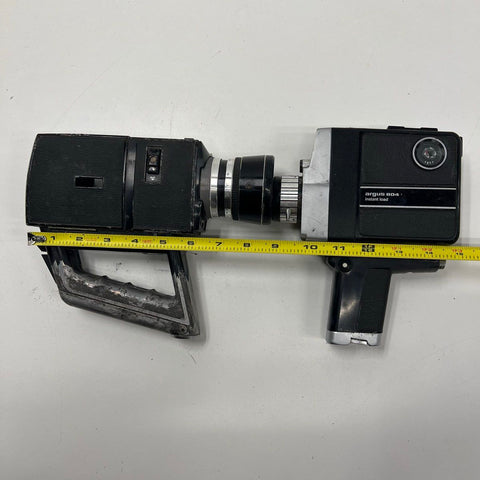 Vintage GAF ST/111 & Argus 804 Super 8 Movie Film Camera Lot Zoom Lens