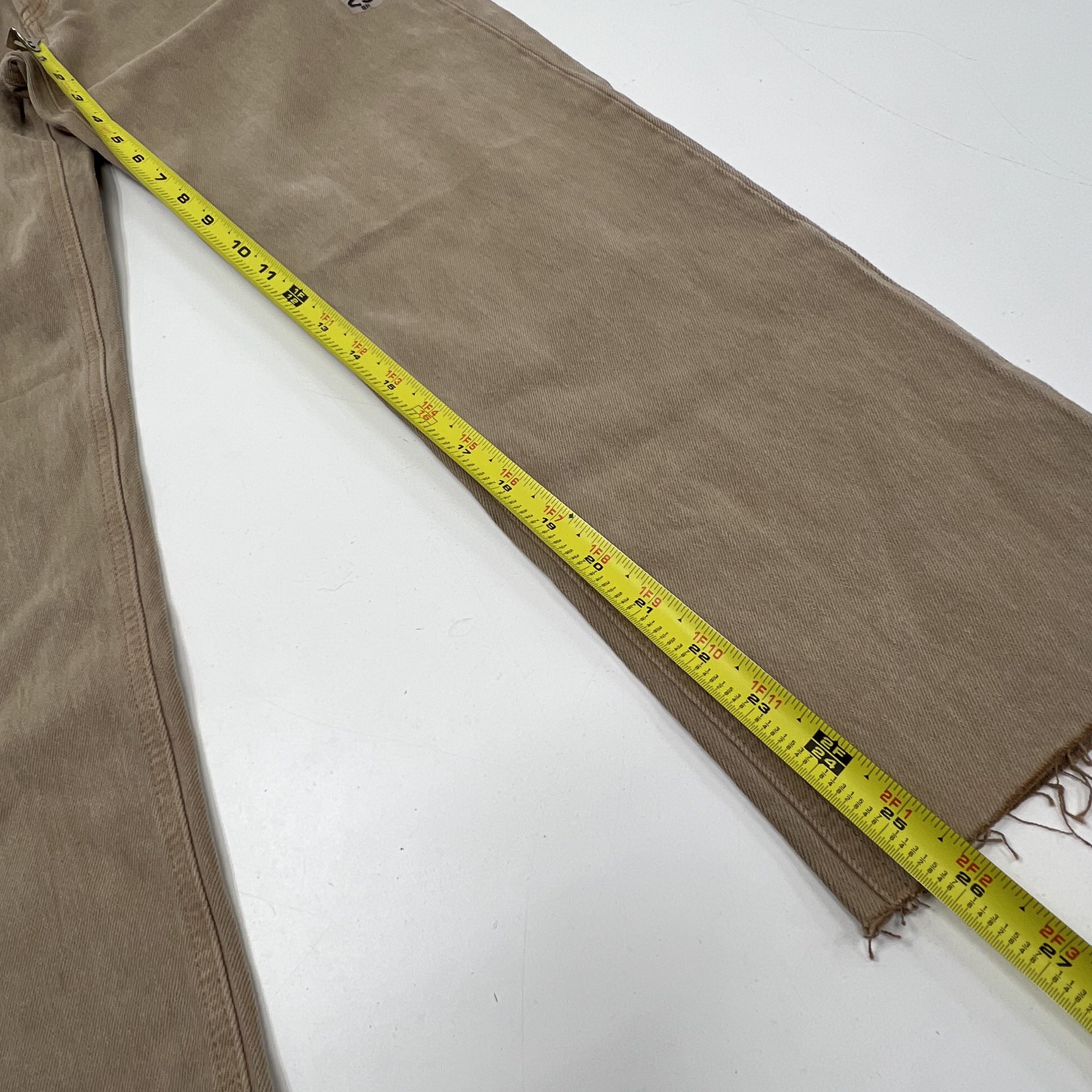 NWT Gap Tan Cheeky Straight High Rise Raw Hem Button Fly Jeans Women's 29