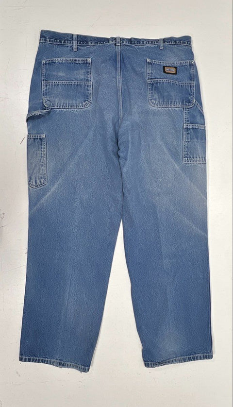 Vintage Y2K Big Smith Men's Blue Carpenter Jeans Relaxed Fit Denim Sz 44x34