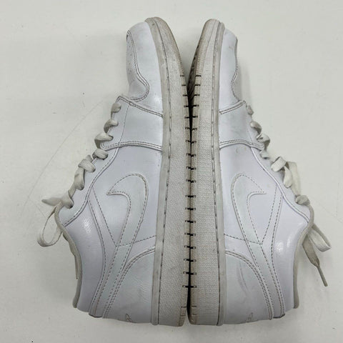 Nike Air Jordan 1 Mid White Cool Grey Sneakers 553558-100 Size 10.5