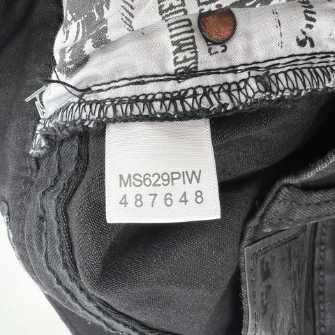 Salvage Black Havoc Straight Slim Fit Jeans Men's Size 28x32 NWT