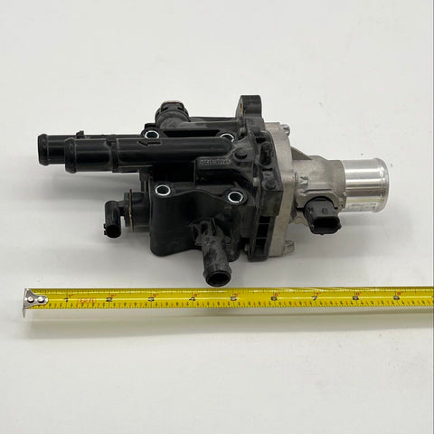 Engine Coolant Thermostat Housing Assembly with Sensors Plastic Aluminum