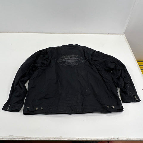 Harley-Davidson Genuine MotorClothes Canvas Moto Jacket Embroidered Sz 5XL
