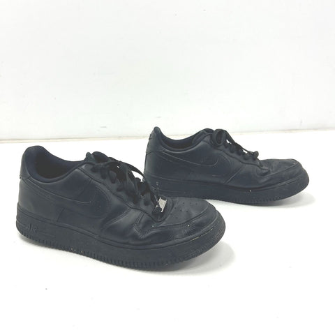 Nike Air Force 1 '07 Low Black Leather Sneakers 315122-001 Men's Size 11.5