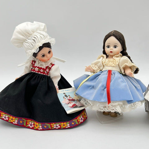 Madame Alexander Dolls Lot of 4 International Folk & Little Women Series 8"