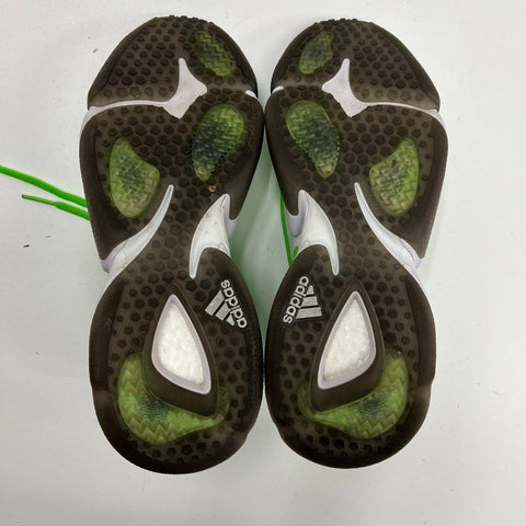 Adidas Exhibit A Solar Green Black Basketball Sneakers Men's Size 10.5