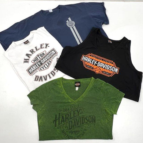 Lot of 4 Harley Davidson Graphic T-Shirts Tank Tops Nashville HOG Size 2X 3X