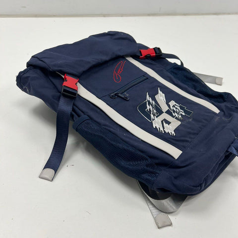 Vintage Y2K Red Bull Racing 04 Navy Blue Backpack Rucksack Embroidered Graphic