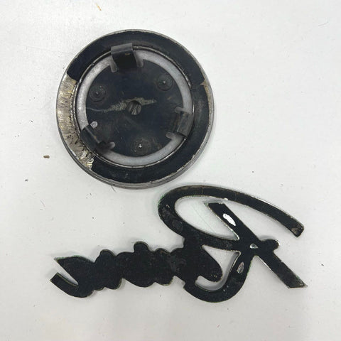 Vintage Buick Riviera OEM Emblem Lot Script & R Logo Badge