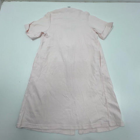 Miss Elaine Women's Robe Duster Lot of 2 Pink Blue Waffle Knit Embroidered M