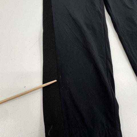 Athleta Women's Brooklyn Lined Pants Black Ribbed Side Stripe Sz 6P NWT