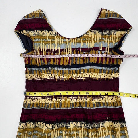 Pendleton Women's Dress Lot Sz 6 6P Floral Cotton Silk Abstract Cotton Spandex