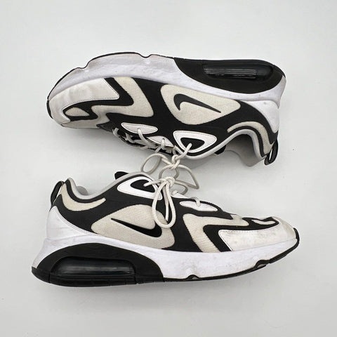 Nike Air Max 200 White Black Anthracite Running Lifestyle Sneakers Size 13
