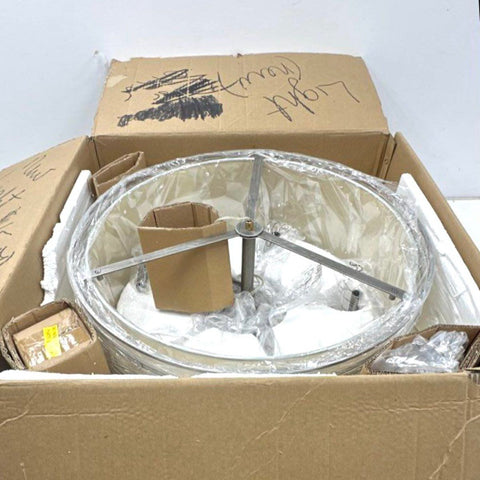 Golden Lighting Ceiling Light Fixture Modern Drum Shade Open Box