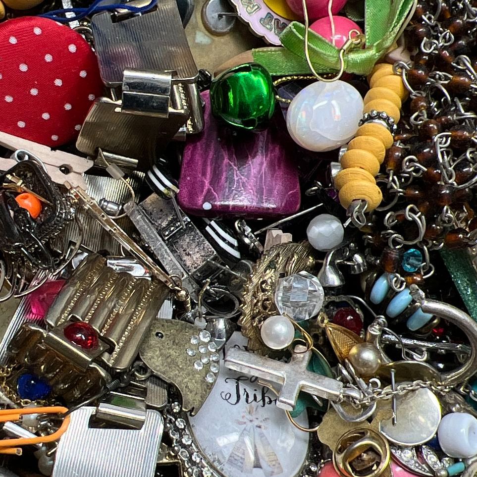 5 Lbs Broken for Craft Costume Jewelry Grab Bag