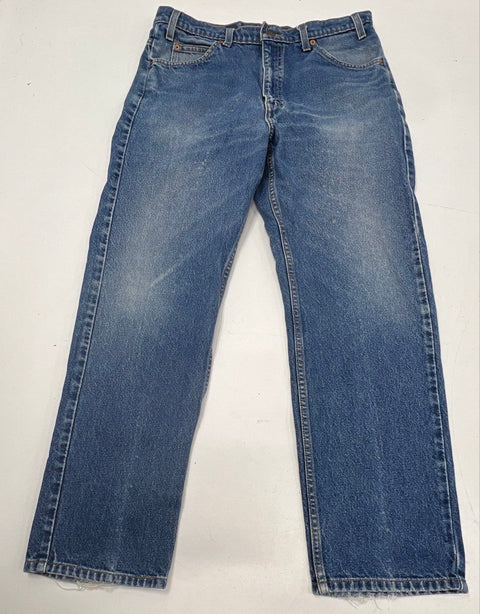Vintage 90s Levi's Men's 505 Orange Tab Regular Fit Straight Leg Jeans 36x29