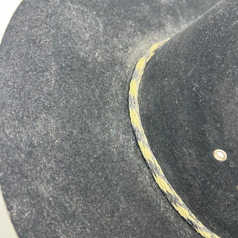 Stetson Stallion XX Men's Cowboy Hat Black Wool Felt USA Western Size 6 7/8 55