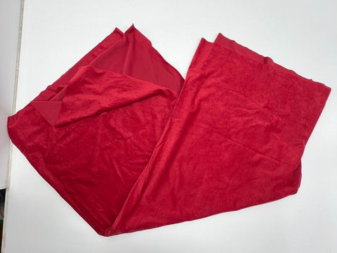 Vintage Fabric Scrap Lot Velour Knit Remnants Bulk for Craft Sewing Assorted