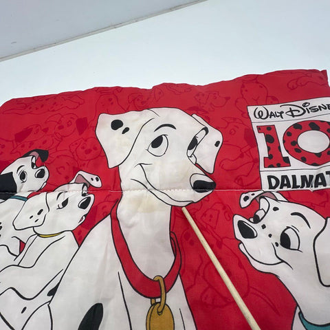 Vintage 90s Disney 101 Dalmatians Kids Sleeping Bag 30x57 Ero Industries