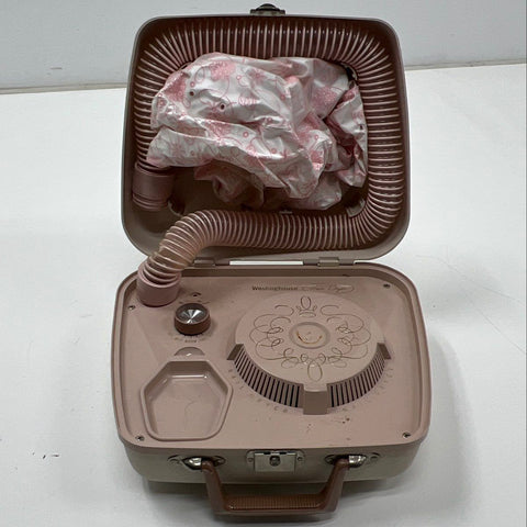Westinghouse Vintage Pink Portable Hair Dryer & Nail Dryer Mid-Century