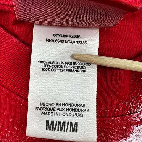 Vintage Y2K Reebok KC Chiefs Tony Gonzalez Big Face Graphic T-Shirt Men's M Red