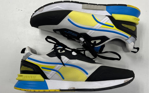 Puma Mirage Sport Remix White Blue Yellow Men's Sneakers Size 13