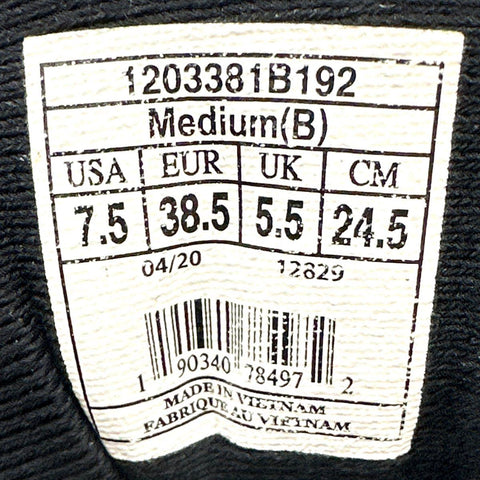 Brooks Ghost 13 White Black Coral Running Shoes Women's Size 7.5