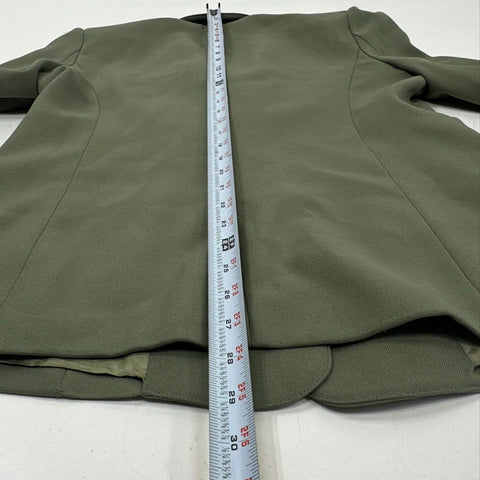 Vintage 70s Levi's Olive Green Two Button Tailored Blazer Suit Jacket Sz 11