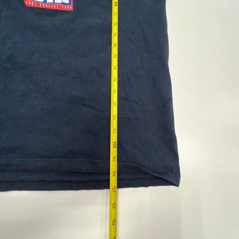 Vintage 2001 Willie Nelson Concert Tour VIP Pass T-Shirt Made in USA Sz L